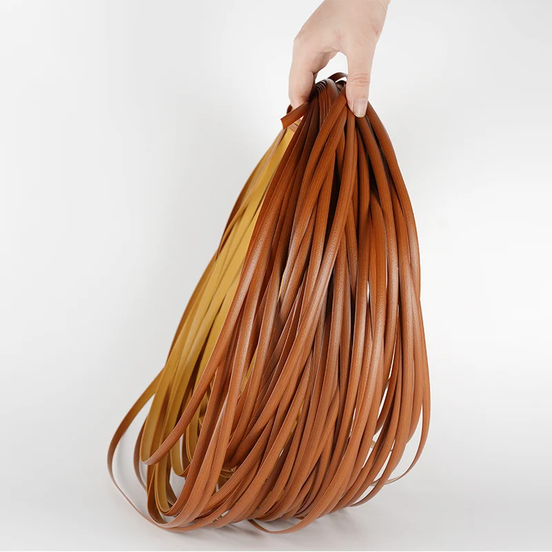 Brand New Natual Brown Pe Rattan Four Line With High Quality