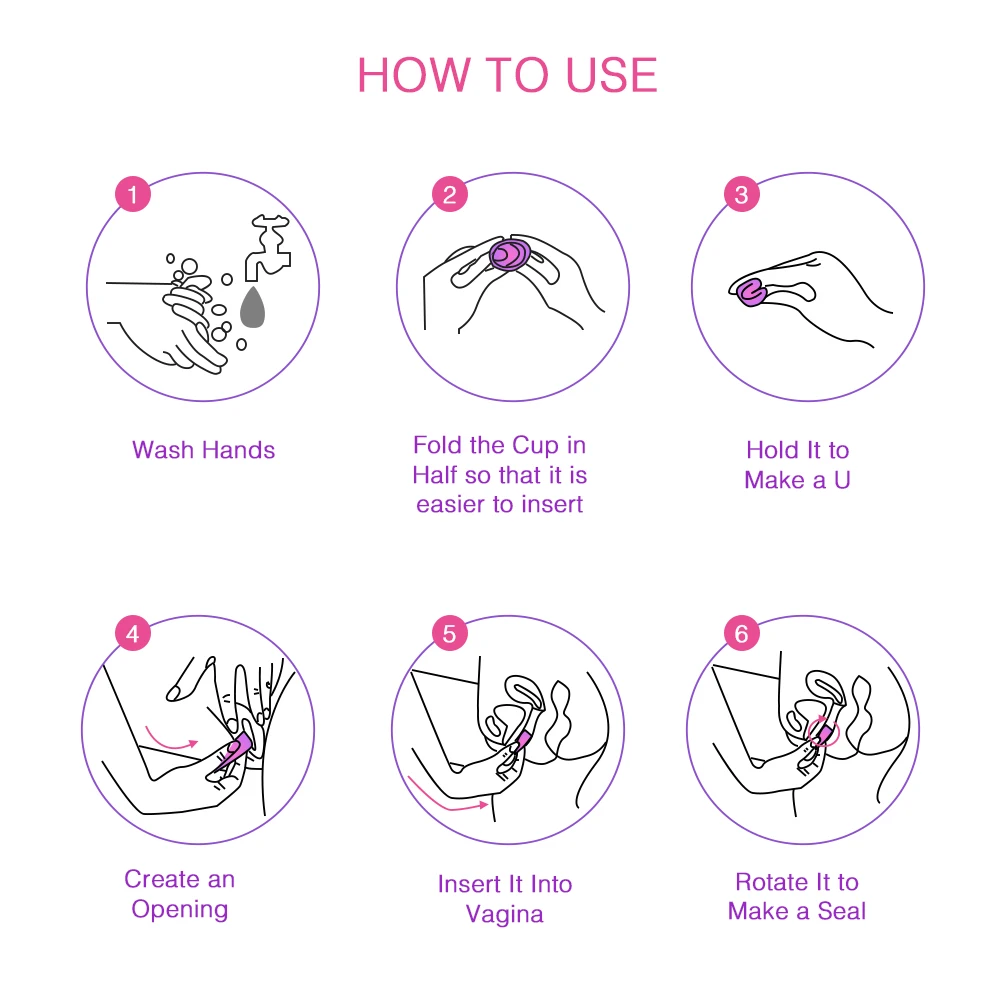 Best-Selling Reusable Period Cup 100% Medical Grade Silicone Menstrual Cup