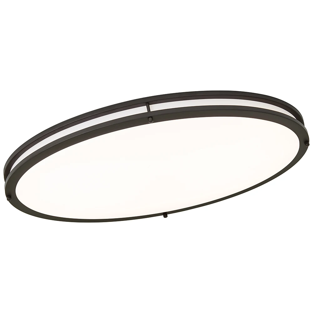 32inch Round White Acrylic Bronze Large Size Ceiling lamp 3000K  2*T8-17W/LED 50W Ceiling light with ETL certificate for office