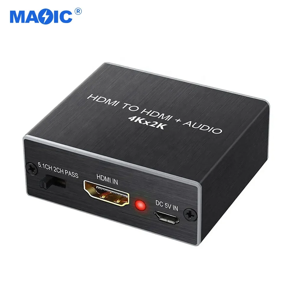 Audio Video Equipments HDMI to HDMI Extractor Splitter 4K 30Hz HDMI Audio Extractor with Audio Out