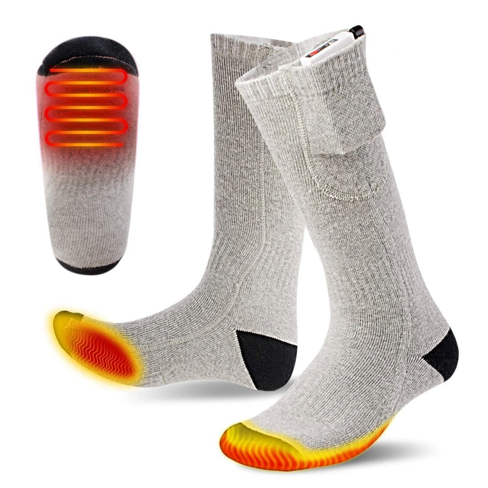 High Quality Hot Sells USB Thermal Heated Socks Winter Outdoor Working Heating Socks TH13103