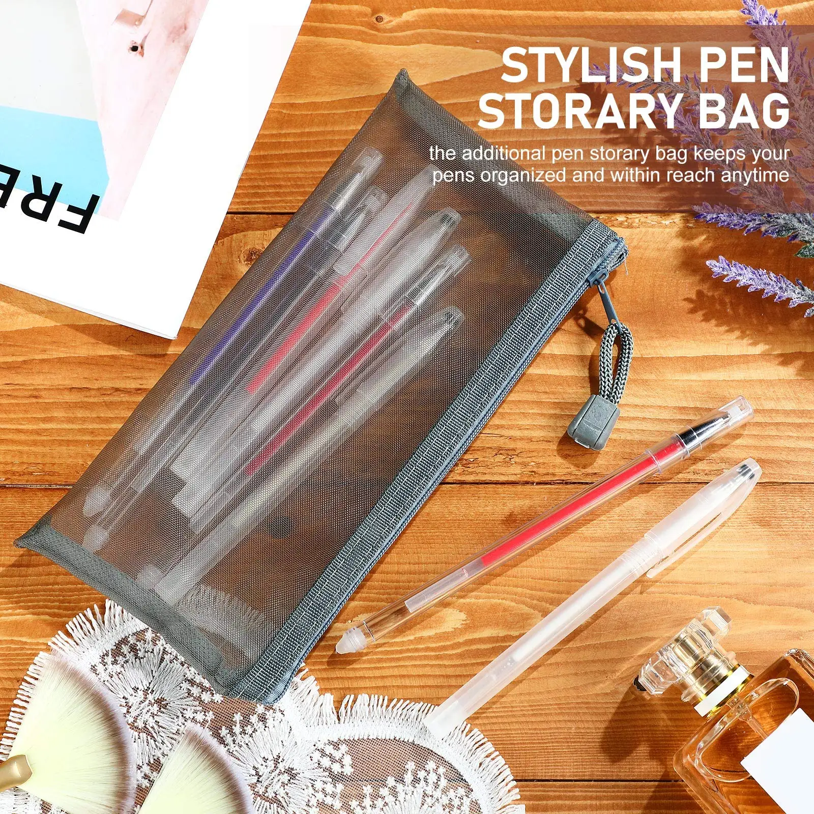 Heat Erasable Pens Set Heat Erasable Fabric Marking Pens Heat Erase with Refills and Pen Storage Bag for Quilting Sewing