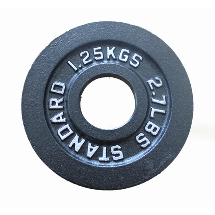 Gym Equipment Free Weights Standard Cast Iron Weight Plates for Strength Training