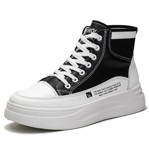 
Factory direct price non-slip wear-resistant soft sole unisex high-top white shoes 