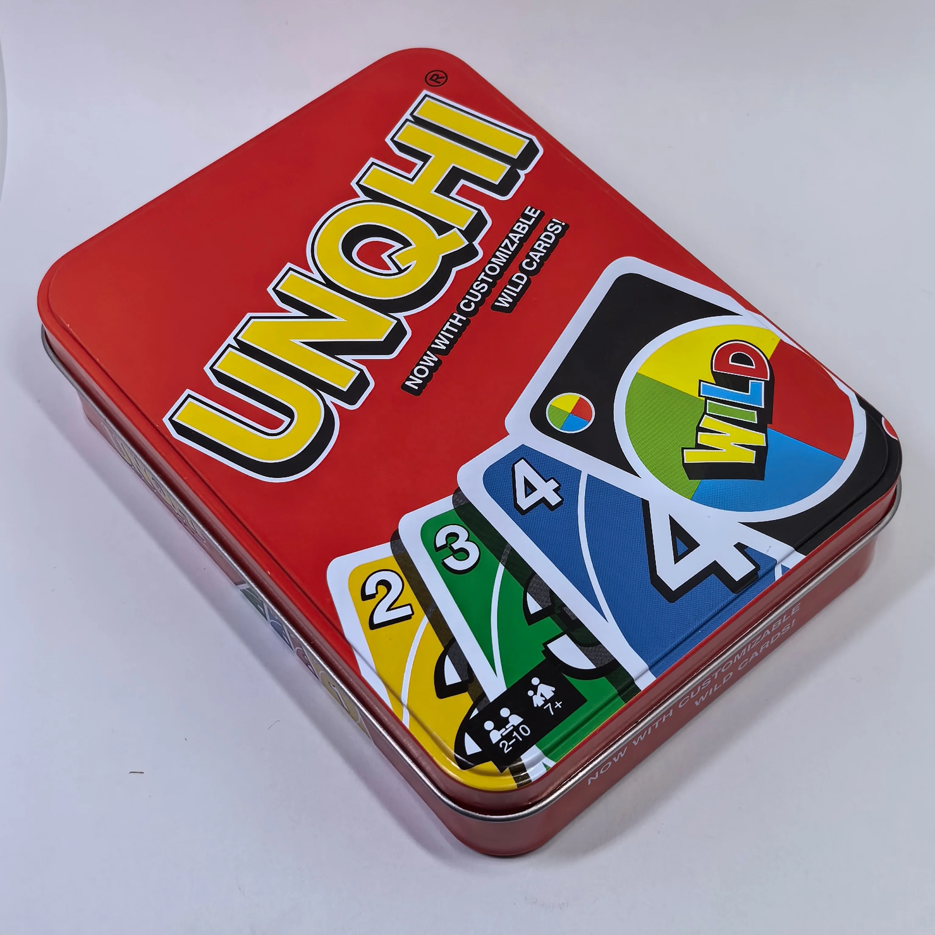 Deskjoy высококачественная бумага UNQHI Wild Card играть в покер карты настольная игра карта с жестяной коробкой