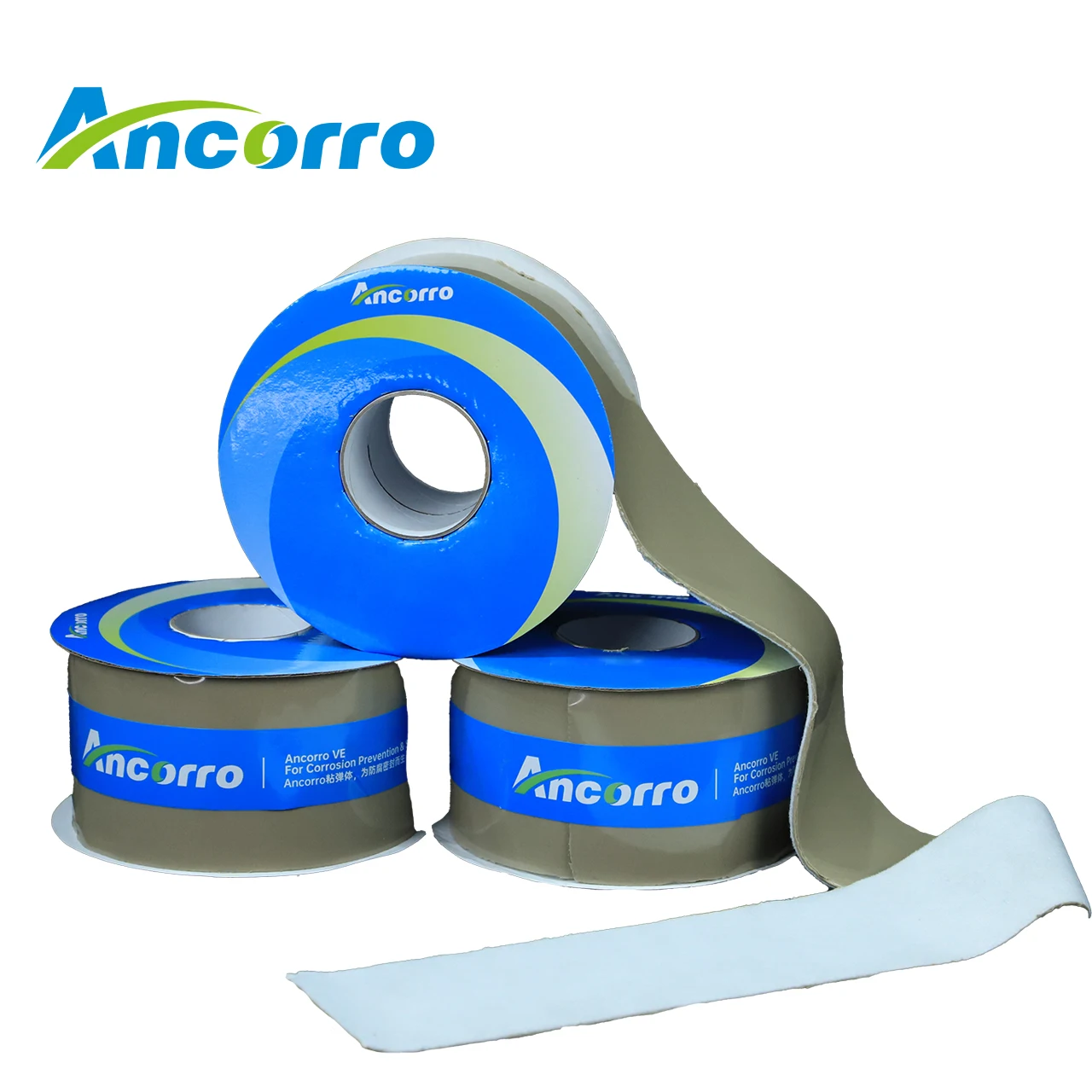 Visco elastic tape for drilling platform anti-corrosion
