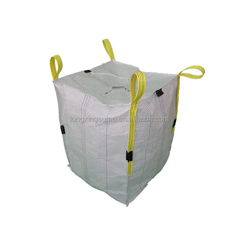 1Ton 1.5Ton electrically Conductive Type C FIBC Big Bag plastic Anti-Static Electric Jumbo Bag for flammable powders
