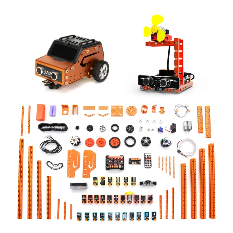 New Arrival Iq Builder Stem Learning Toys Kids Building Blocks Legos Robot Legos Building Sets 5V 1000ma WEEEMAKE Bluetooth, IR