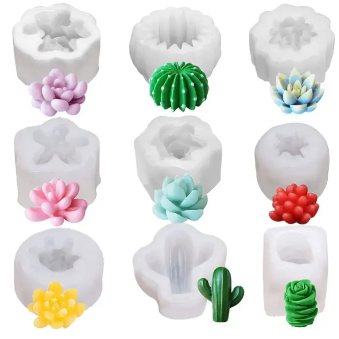 Nonstick Food Grade Epoxy Resin Silicone Candy Baking Soap Chocolate Cake Moulds Molds Handmade Making For Resin Art