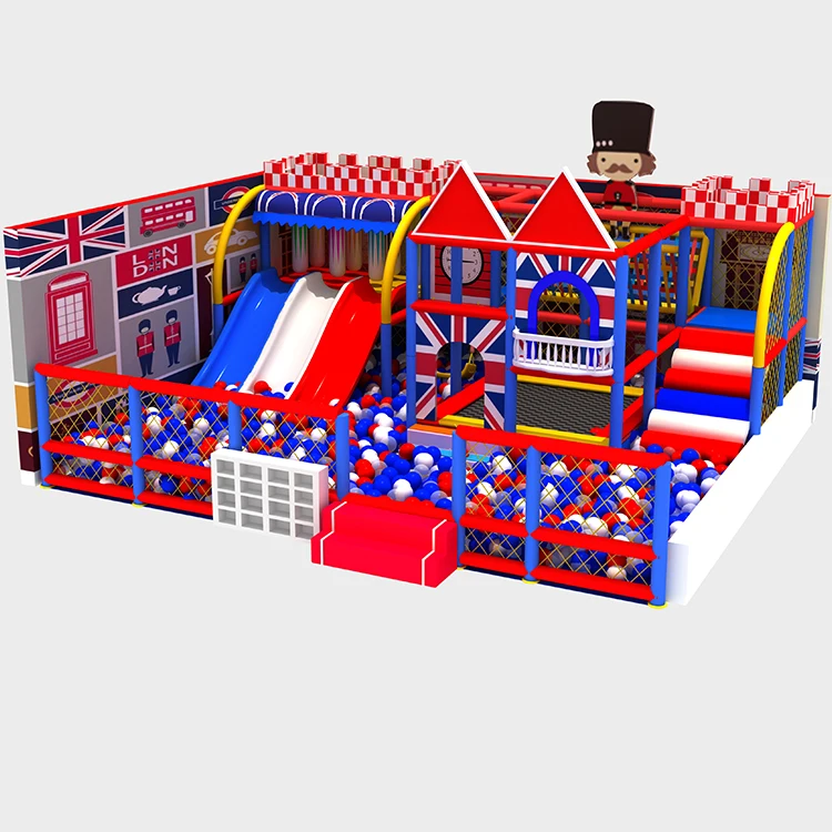 Kids indoor large playground indoor indoor tube slide playground