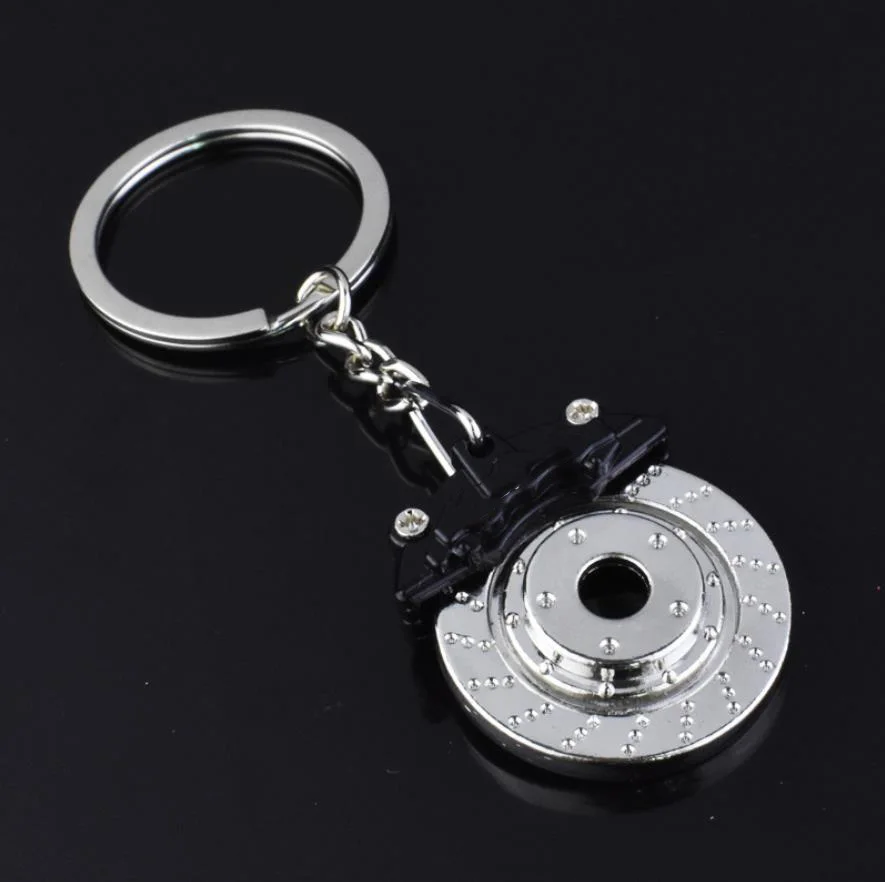 Brake Disc Motor Keychain Mental Key Chain car Keyring for R BMW M Sline AMG