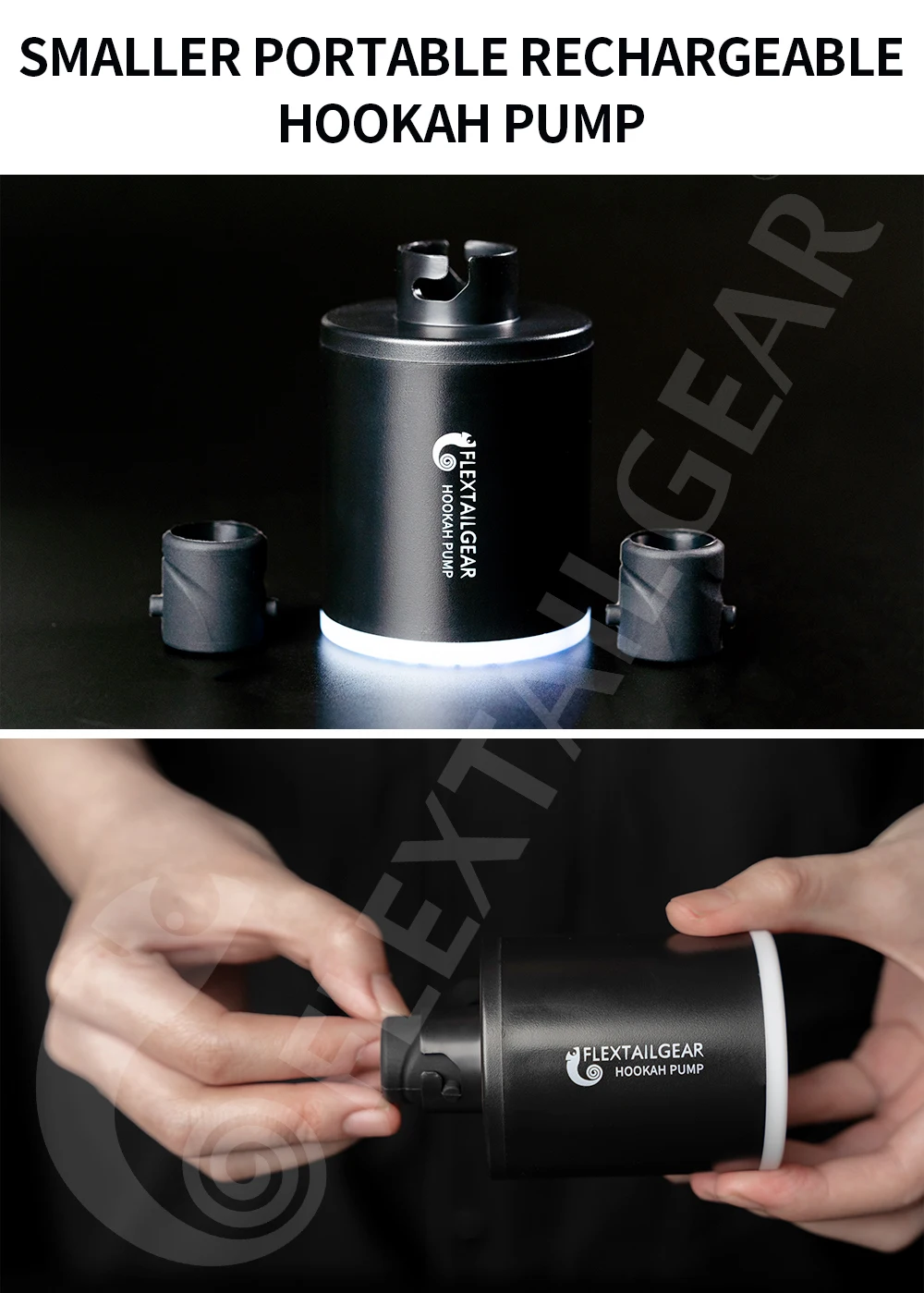 Модный Мощный насос для кальяна с 4 цветными лампами на выбор принимаем OEM