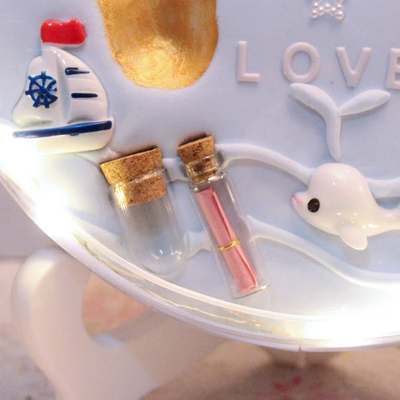 New Baby Footprint Ultra Light Stereo Baby Care Air Drying Soft Clay Baby Hand Foot Imprint Kit Casting DIY Toys Paw Print Pad