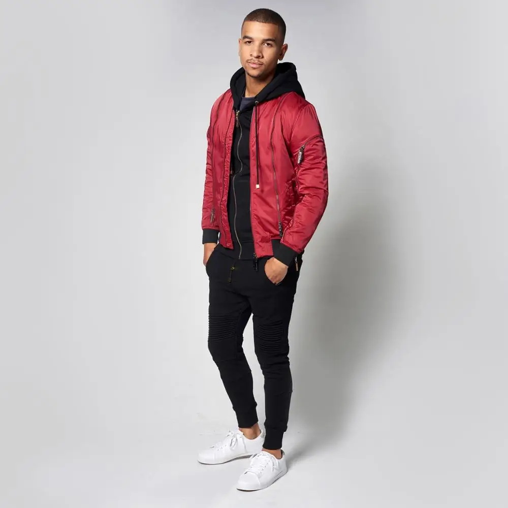 
Custom High Quality Fashion Men Winter Bomber Army Tactical Military Bomber Jacket 