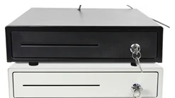 Metal Cash Register Money Drawer for POS with 4 Biil 3 Coin Cash Tray for Retail and Supermarket