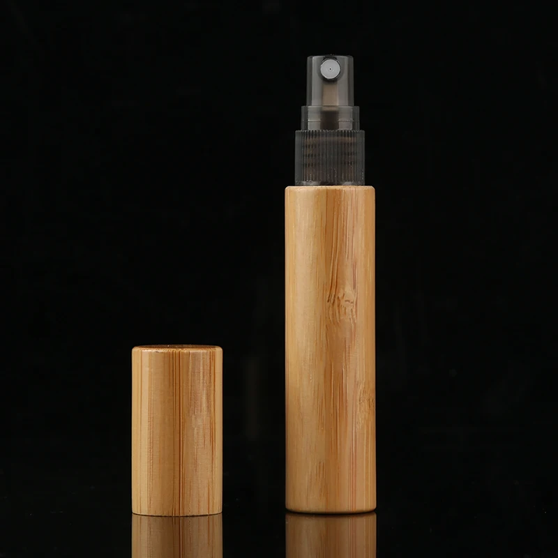 Cheap Mini Perfume Bottles Bamboo 10ml Perfume Bottle Spray for Cosmetic Packaging Bamboo