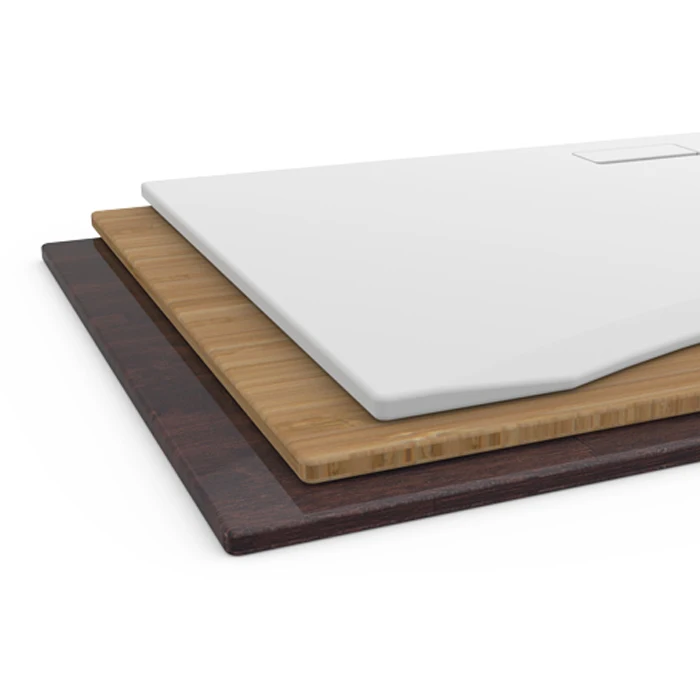 customizable home office desk top stand desktop sustainable bamboo and rubberwood table top