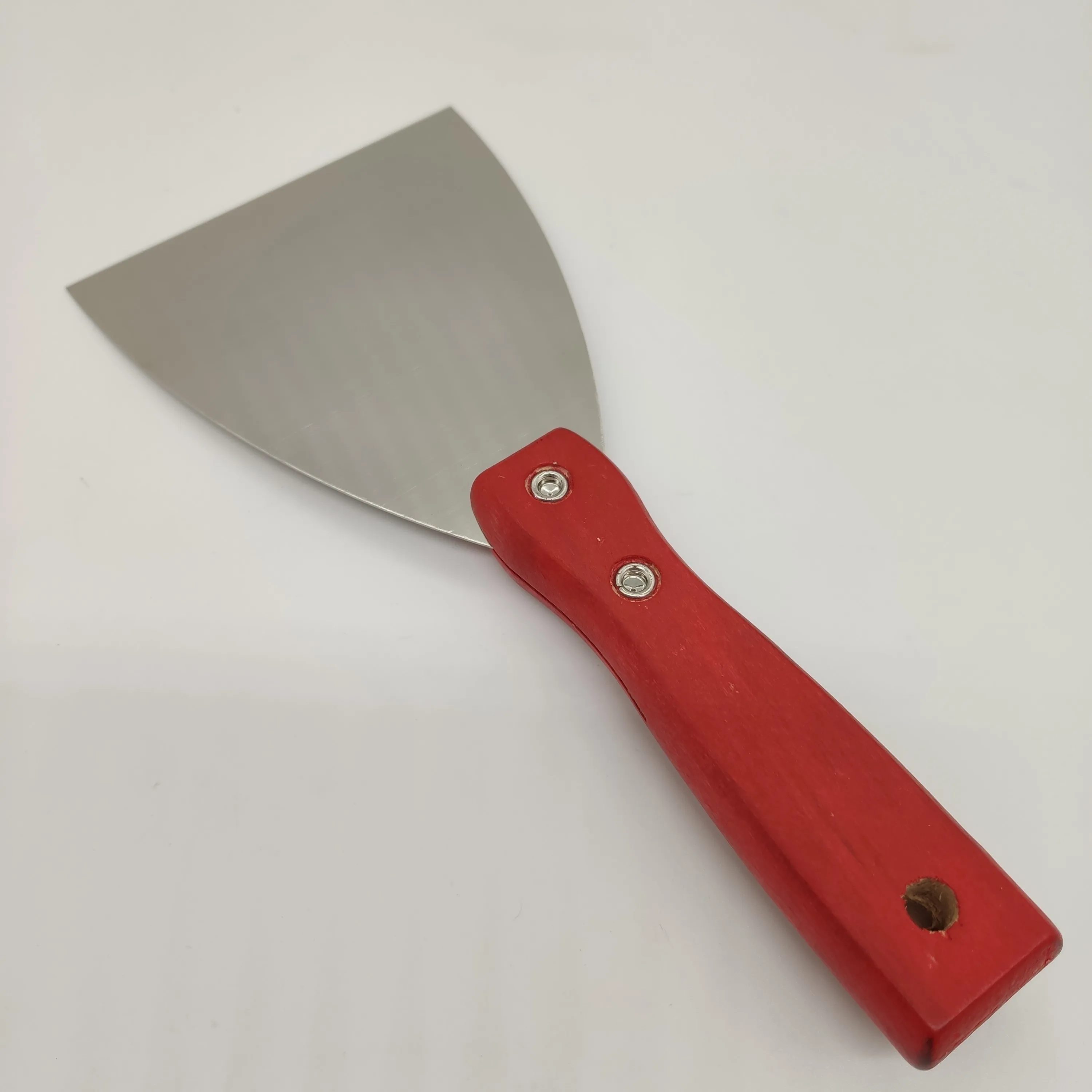 Hot sale stainless steel scraper and wood handle stainless putty kinfe