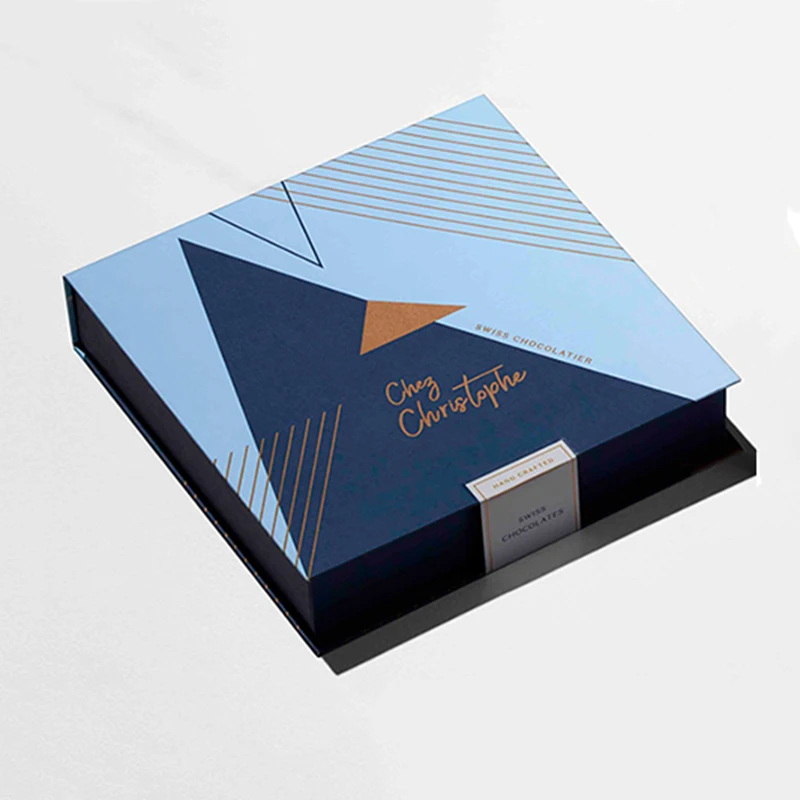 Custom Printed Chocolate Bar Packaging Box Recycled Paper Chocolate Packing Box