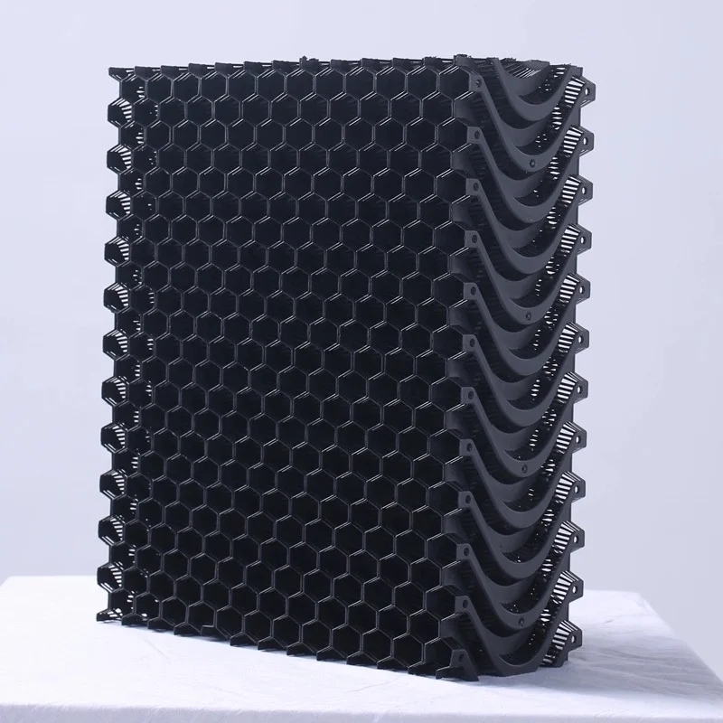 New Type PP PVC Honeycomb Water Curtain Evaporative Plastic Cooling Pad for Poultry Chicken House Pig Farm Greenhouse