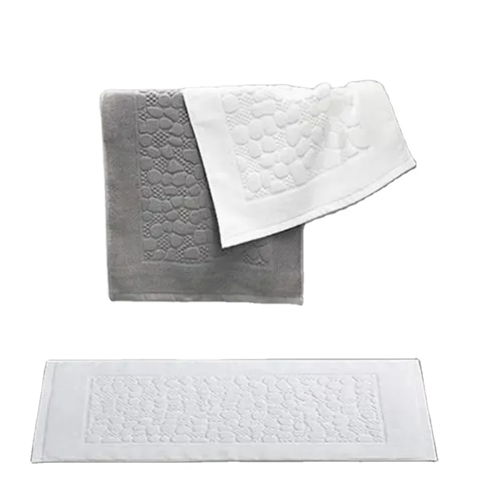 Soft Cotton Bathroom Foot Mat Anti Slip Bath Hotel Shower Mat