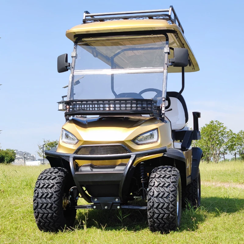 CE lithium ion lifted golf carts 4 seater 4x4 golf buggy prices