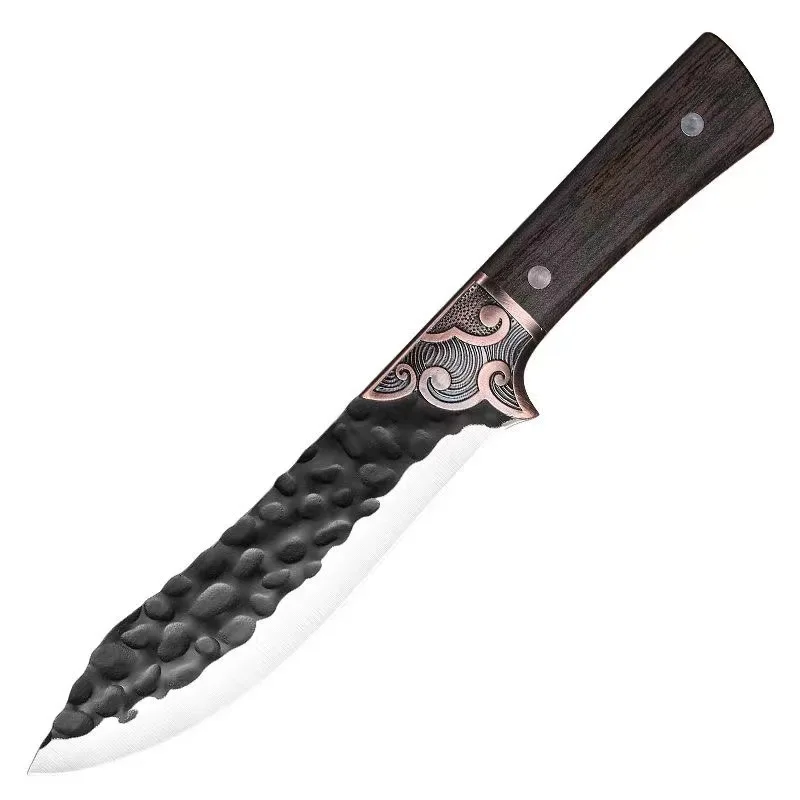 Wooden Handle Kitchen Knives boning knife Pointed Kitchen Knives 3 piece set hunting