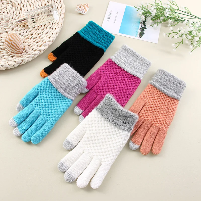 OEM touch screen  winter gloves 2022 new design factory directly sale low MOQ and price