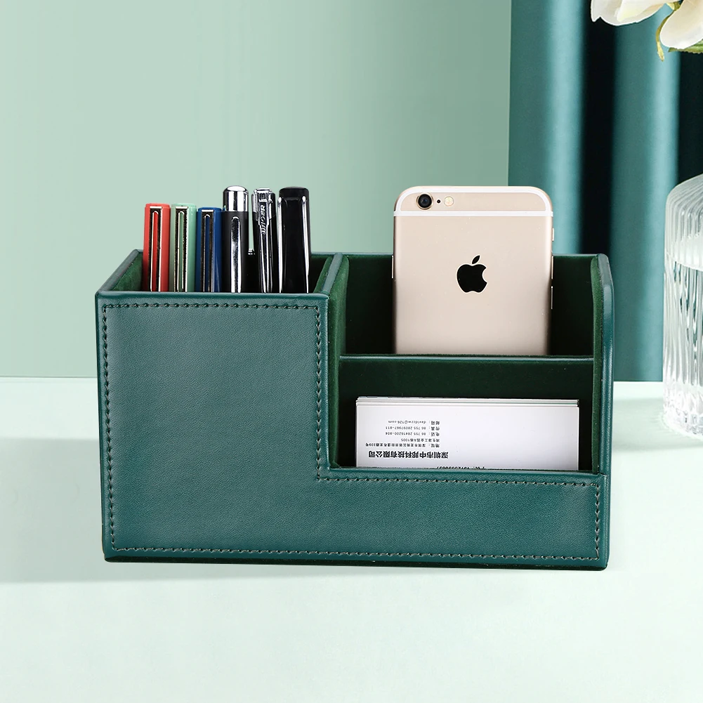 High Quality Green Office Storage Holder School Home Storage Box For Pen