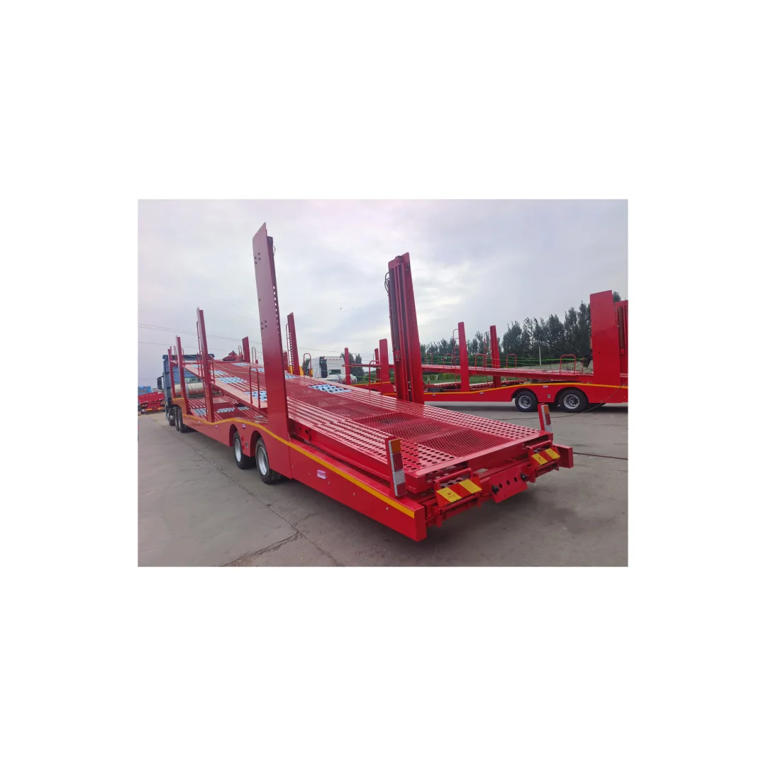 2-Axle Car Transport Trailer with Carrying Capacity of 8 Cars Made in China Origin Sales