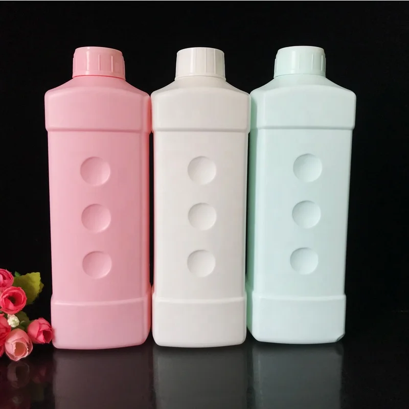 Manufacturer wholesale custom chemicals and disinfectants packing 1L HDPE plastic square bottle