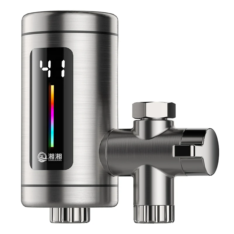 quick connection Led Digital Display 3S Instant Tankless Hot Water Heater Fast Heating Tap Electric Water Kitchen Faucets