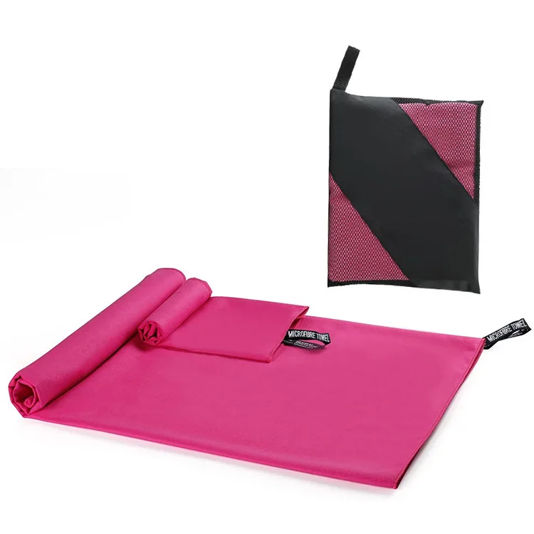 Custom quick dry outdoor sports summer cold micro fiber towels light weight microfiber dryfast travel running yoga gym towel