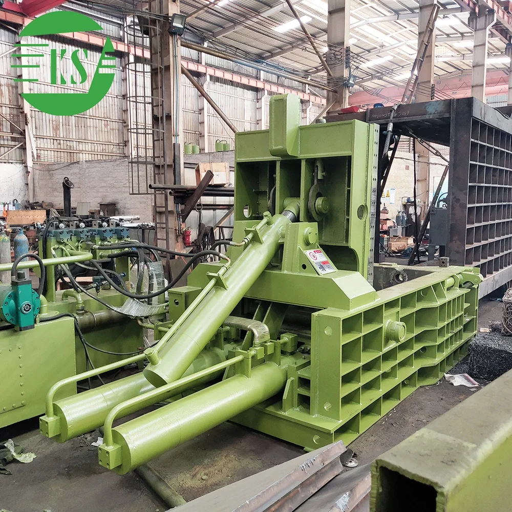 Keshang Iron Aluminum Scrap Baling Press Hydraulic Metal Baler Machine Y81-200T