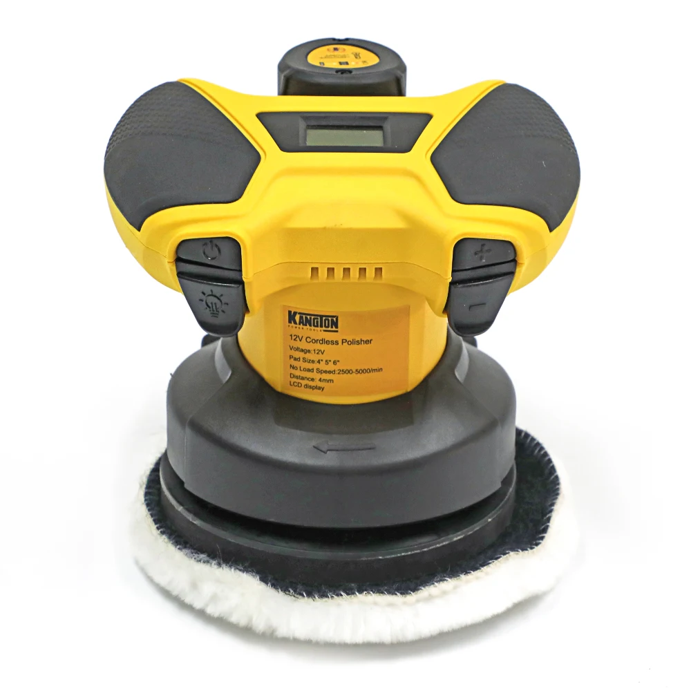 12V 2.0Ah&Cigarette Lighter Cordless Buffer Polisher for Car with Gamepad Handle Touch  for Car Waxing/Polishing