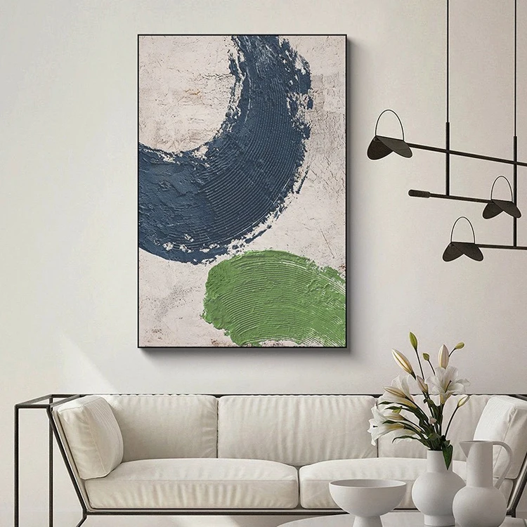 Factory Custom Wholesale Modern Abstract Style Home Decor Hotel Project Artwork Texture Paintings And Wall Arts Canvas Painting