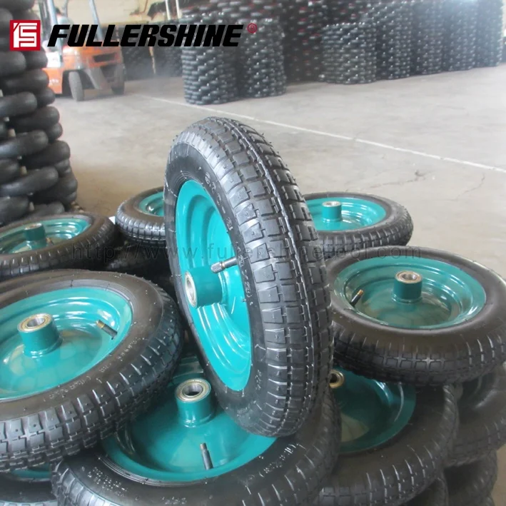 Good Quality Pneumatic Rubber Wheel 14 Inch 3.50-8 With Metal Rim
