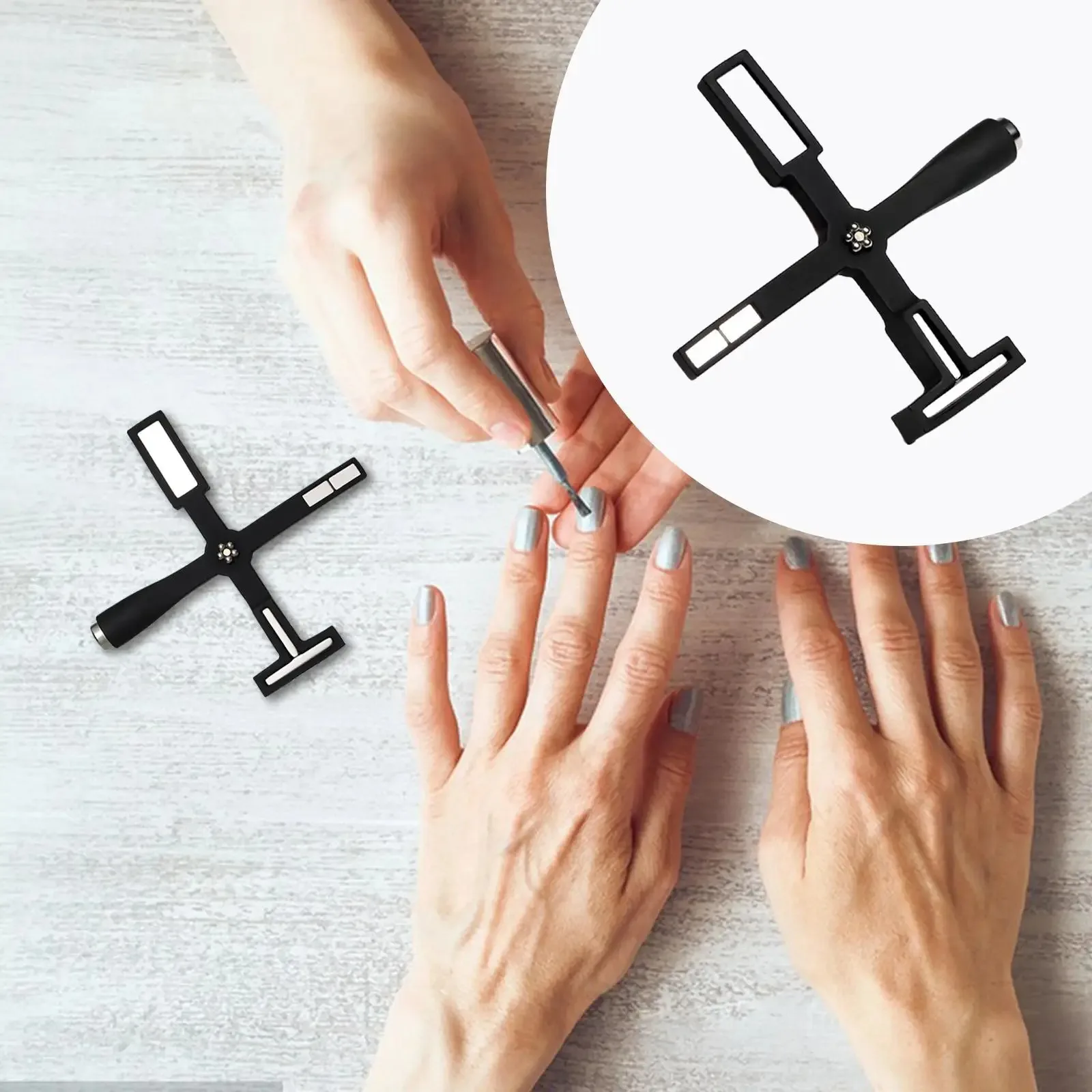 New 5-in-1 Powerful Magnet Multifunctional Cat Eye Gel Polishing Magnet Wand DIY Nail Art Tool