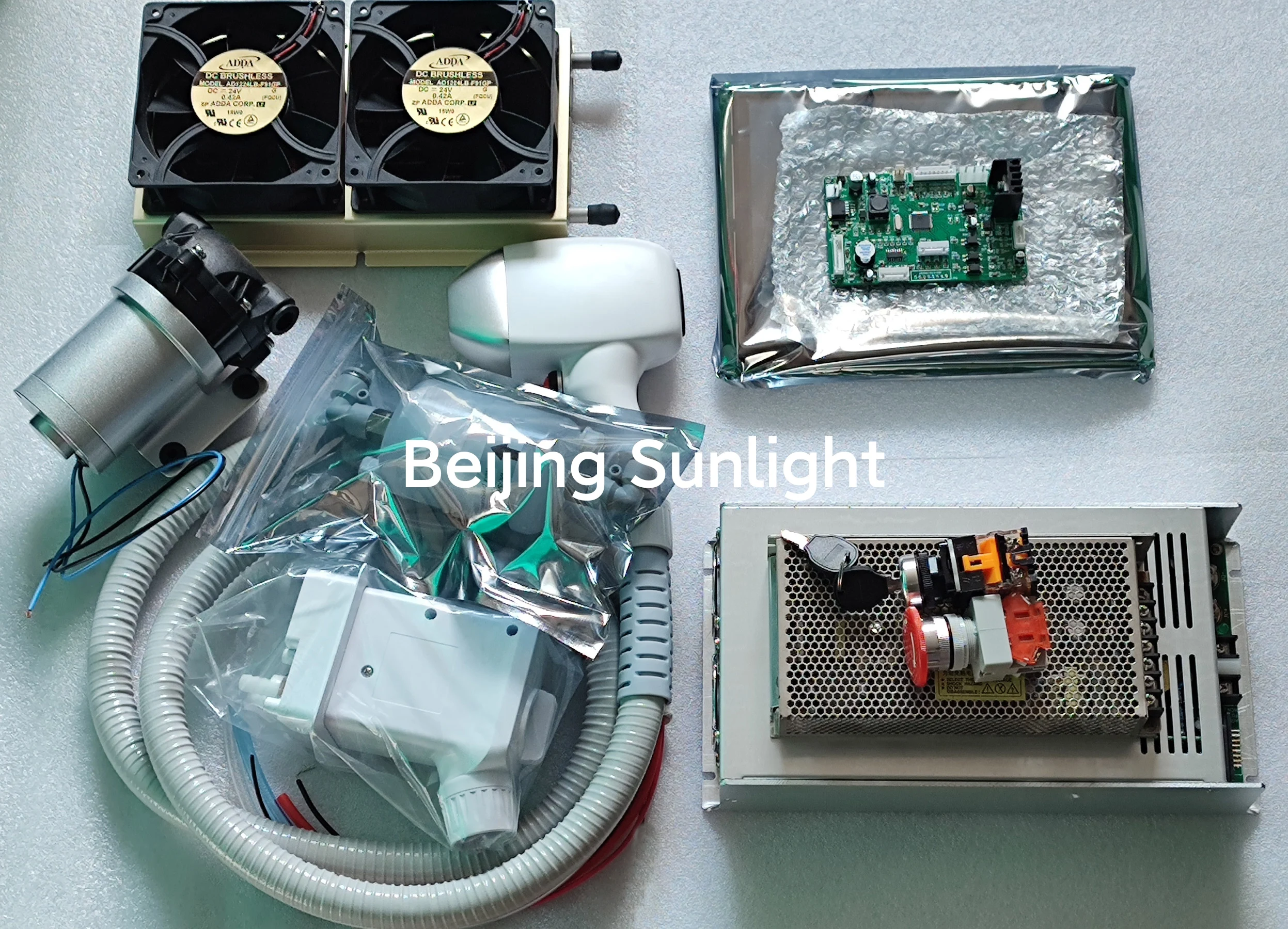 different types 810nm diode 3 waves laser hair removal handpiece parts set kit supply