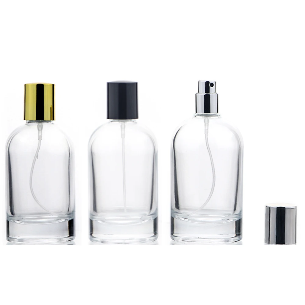 Янтарный 30 мл многоразовый Прозрачный 50 мл пустой 50 мл 30 мл ароматный круглый роскошный оптом 100 мл 100 мл стеклянный флакон для духов с распылителем