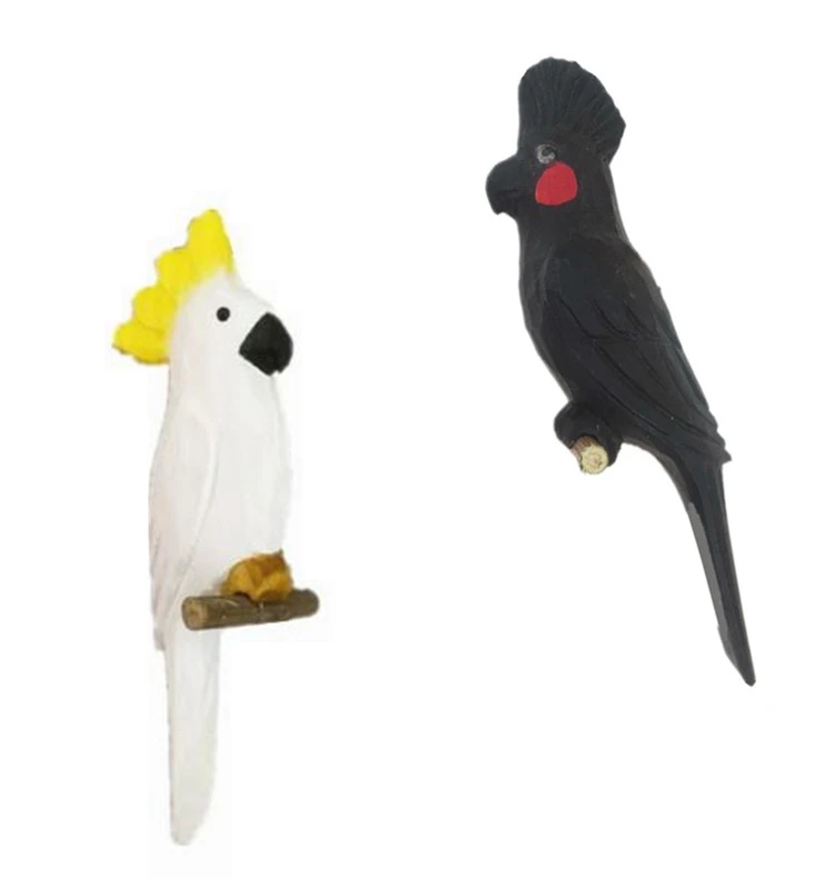 hot sale 100% hand carved animals wooden parrot