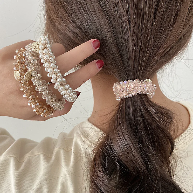 
Half Ball Head Artifact Flower Wedding Bridal Pearl Rhinestone Hair Pins Clips Women Hair Accessory 
