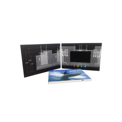 magnet switch control display video brochure 2.4 blank greeting video card