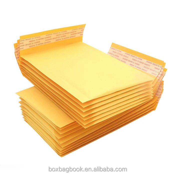 Wholesale Kraft White Red Beige Black Pink Self Adhesive Plastic Padded Bubble Envelope Shipping Mailing Packing Bag Envelopes