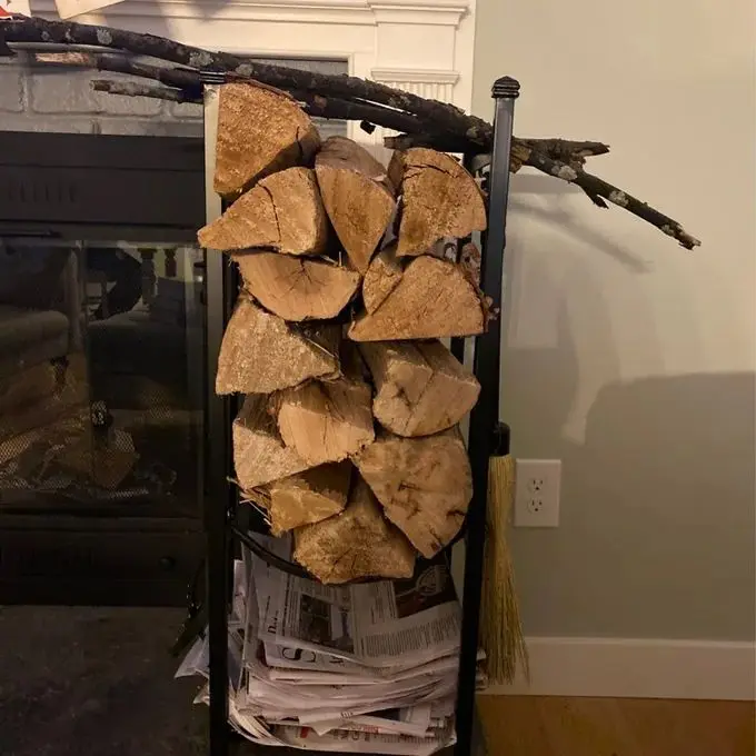 2023 Wholesale Metal Log Rack Firewood Rack Firewood Log