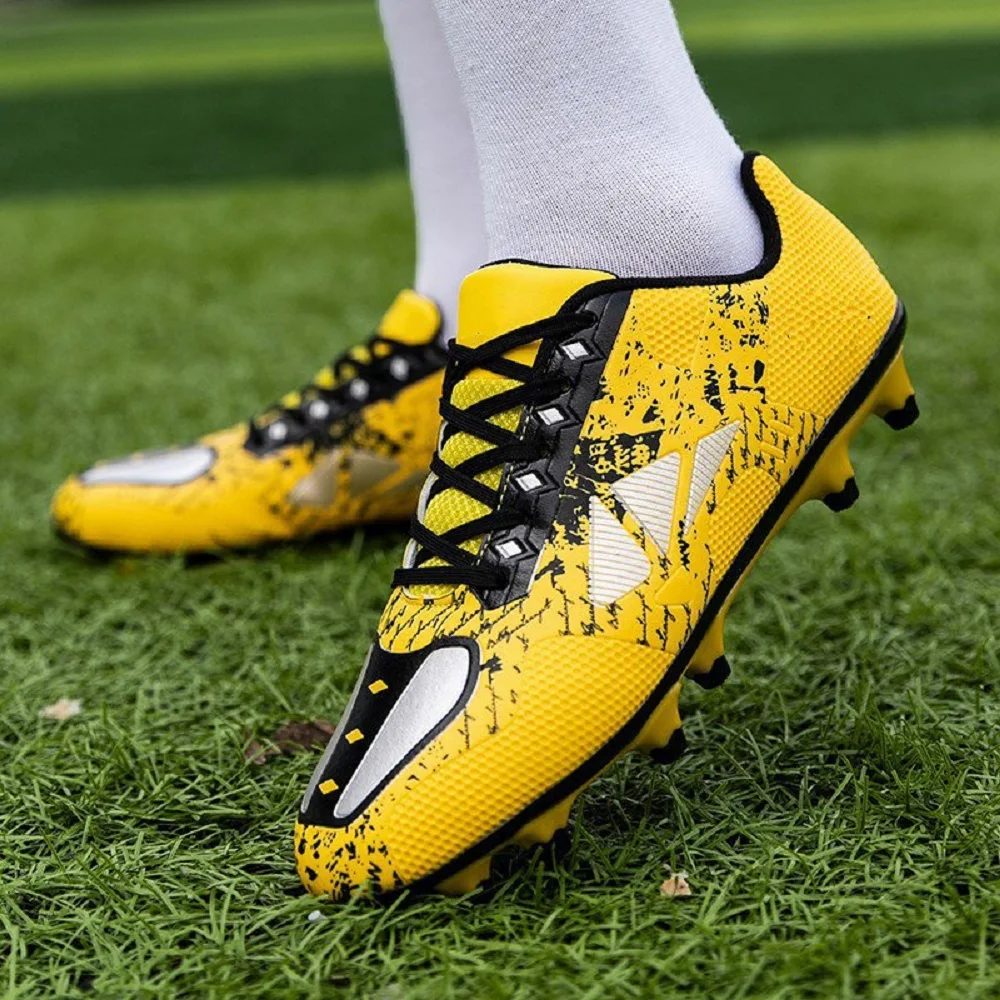 Soccer Shoes for Men Women Student Football Boots Long Spikes Soccer Cleats Kids Women Football Shoes