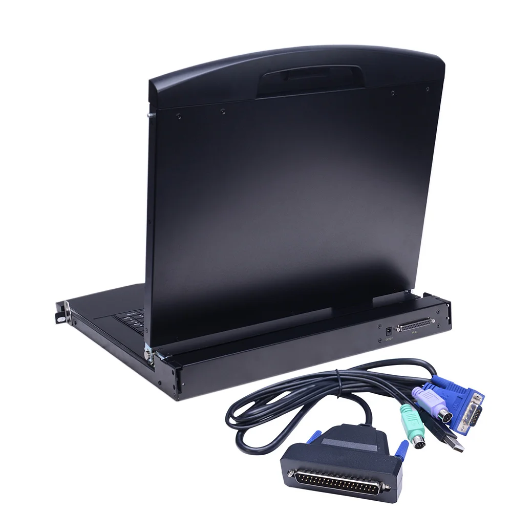 Module Design 1280*1024@60Hz 17 Inch Singlerail VGA LCD KVM Console With Monitor