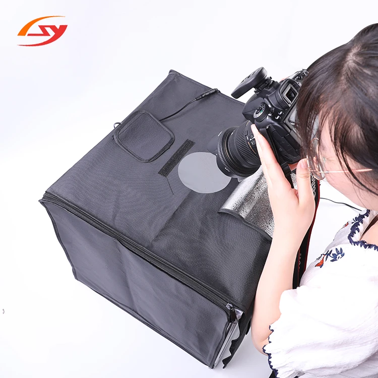 Складной трехцветный 40 см мини-студийный осветительный комплект для фотостудии