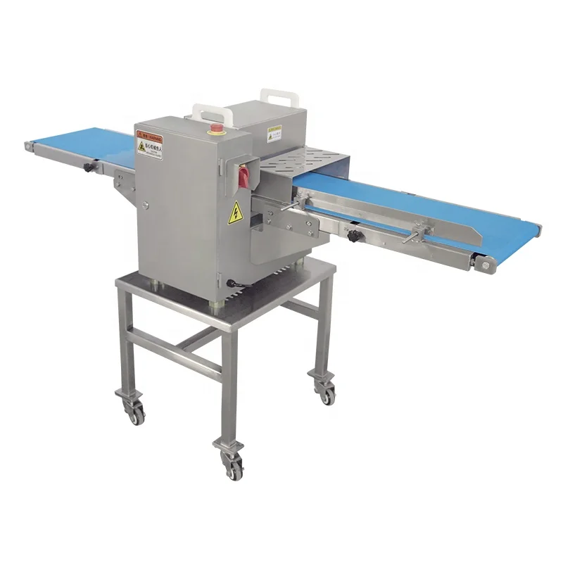 Industrial Automatic Cutting Machine Adopted Conveyor Feeding For Meat Without Bones TJ-309B