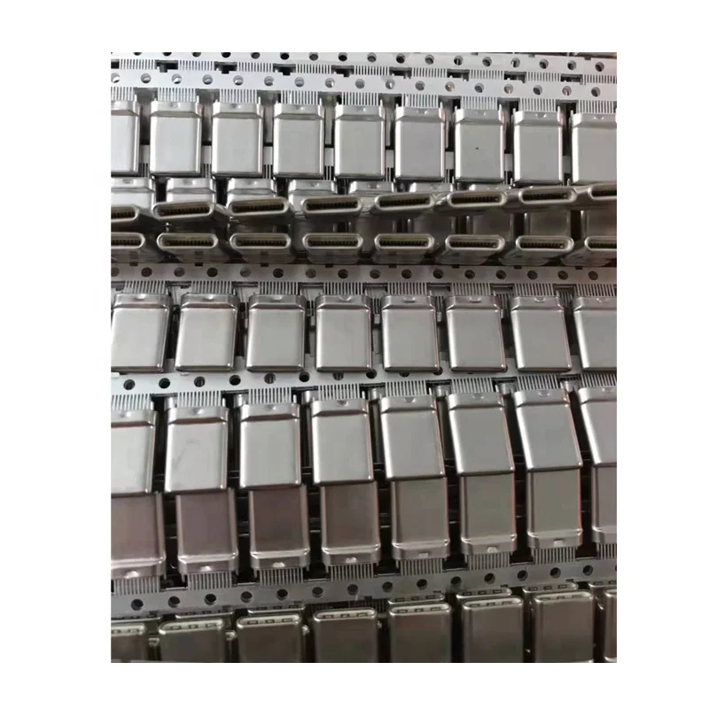 goldplated straight pin male usb connector goldplating c type usb connector